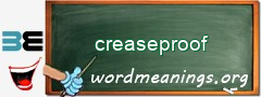 WordMeaning blackboard for creaseproof